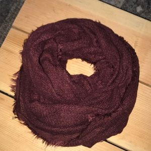 Maroon Infinity Scarf.